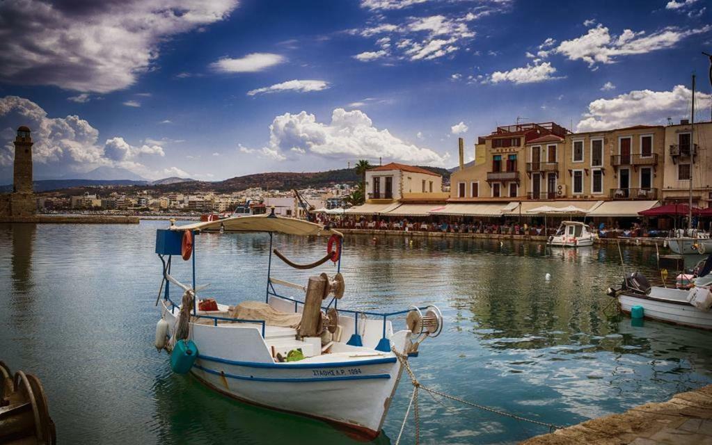 Sea View Cozy Studio Near Center Of Rethymno Town Екстериор снимка