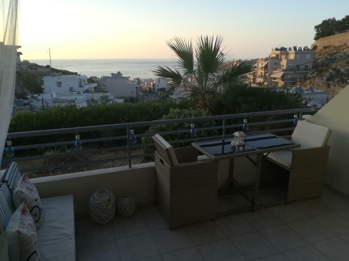 Sea View Cozy Studio Near Center Of Rethymno Town Екстериор снимка